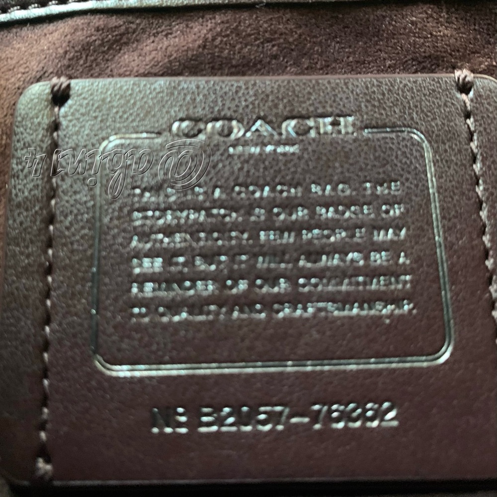 NWT Coach Parker 16 Backpack with Quilting Rivets - Picture 7 of 10